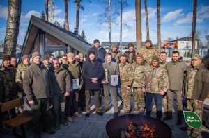 Лісівники до річниці повномасштабного вторгнення відзначили своїх працівників, які захищали Батьківщину